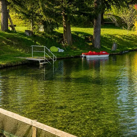 Haus Mit Fischteich Natururlaub Fuer Familien & Hunde * Feistritz ob Bleiburg